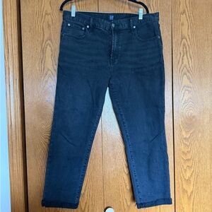 Gap Women’s Faded Black Girlfriend Jeans